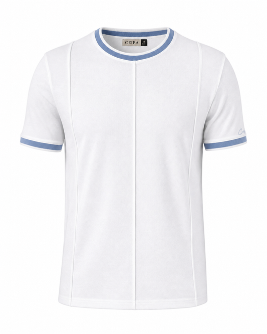Camiseta textura Alforzas en relieve - Ceiba