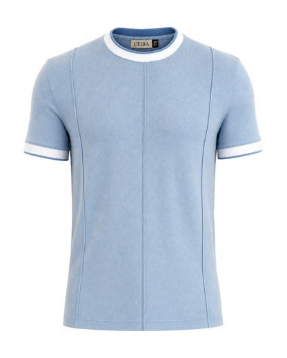 Camiseta textura Alforzas en relieve - Ceiba