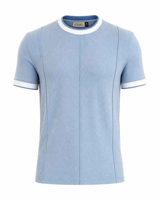 Camiseta textura Alforzas en relieve - Ceiba