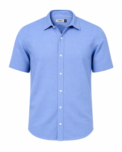 Camisa Manga Corta Lino Esencial — Ceiba
