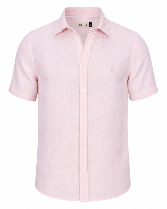 Camisa Manga Corta Lino Esencial — Ceiba