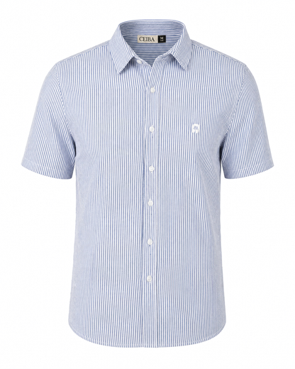 Camisa Manga Corta Raya Clásica - Ceiba