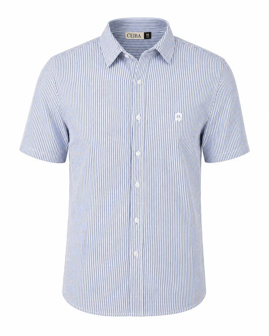 Camisa Manga Corta Raya Clásica - Ceiba