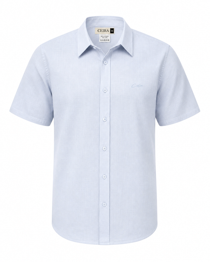 Camisa Manga Corta Lino Esencial — Ceiba