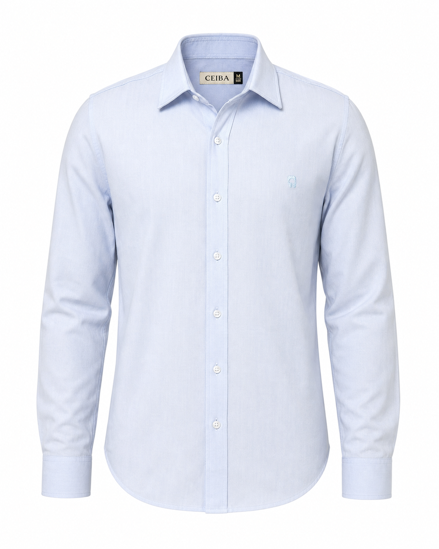 Camisa Manga Larga Algodón Textura — Ceiba