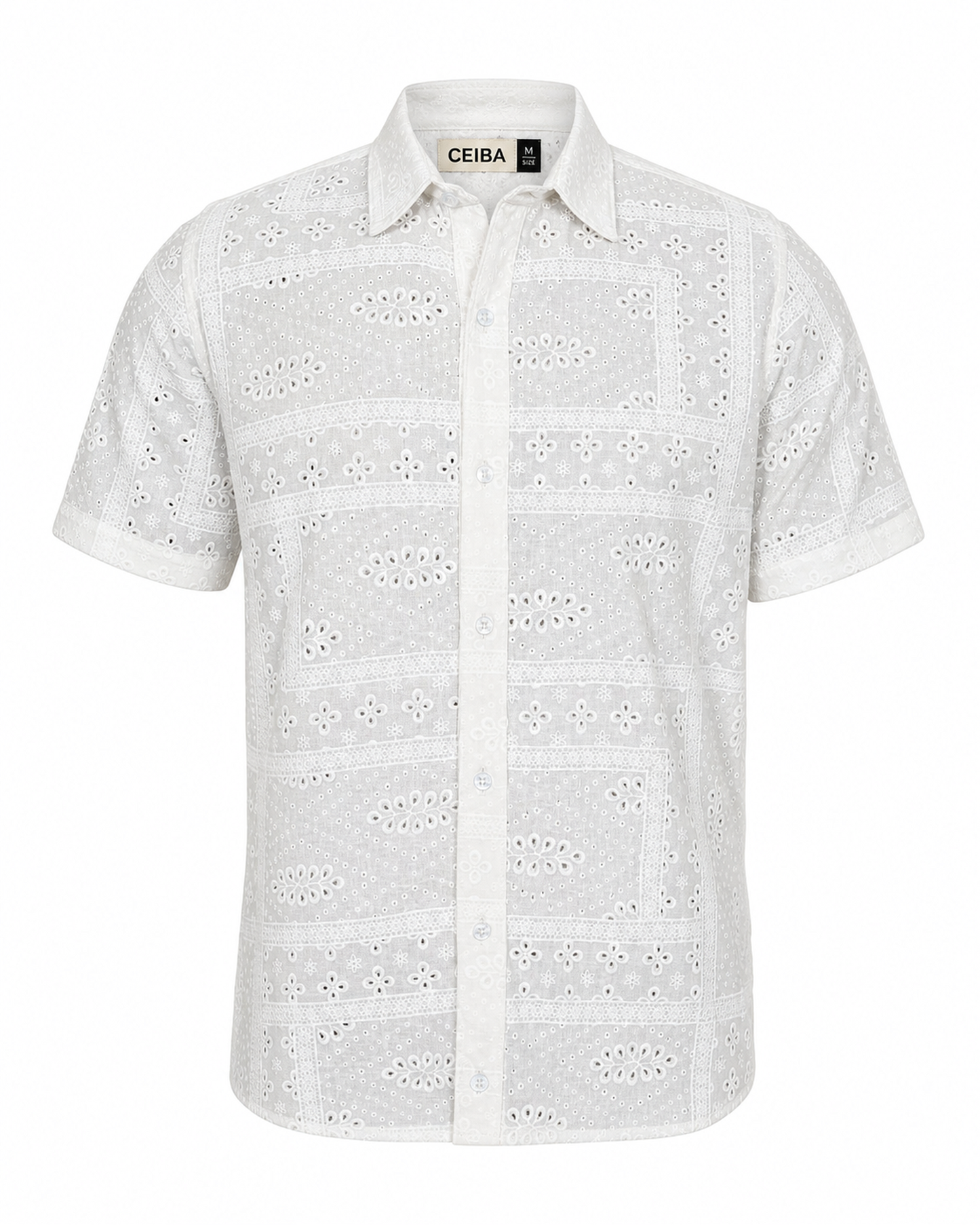 Camisa Manga Corta Lino Ojalillo — Ceiba