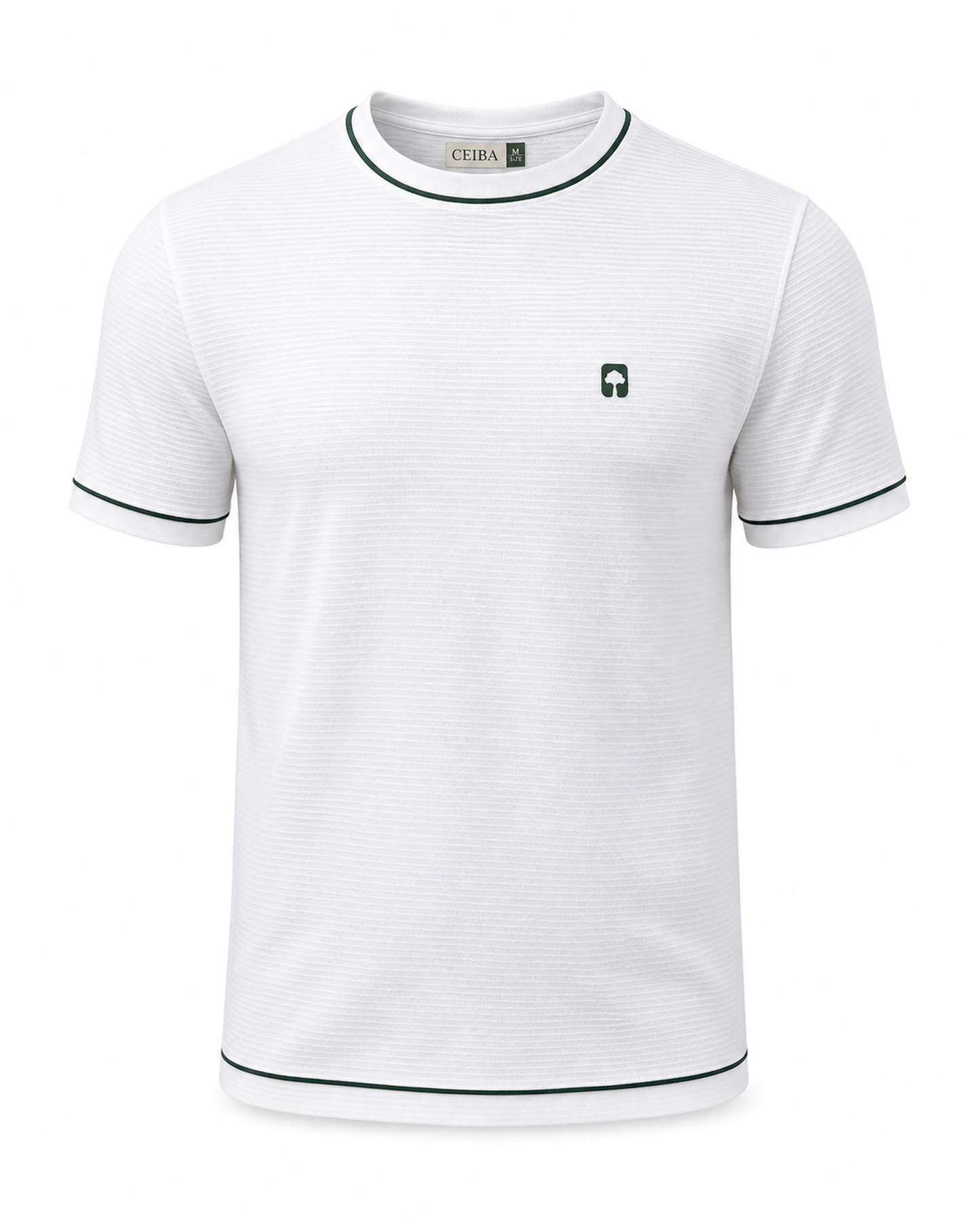 Camiseta Ribbed Vivo Contraste — Ceiba