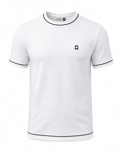 Camiseta Ribbed Vivo Contraste — Ceiba