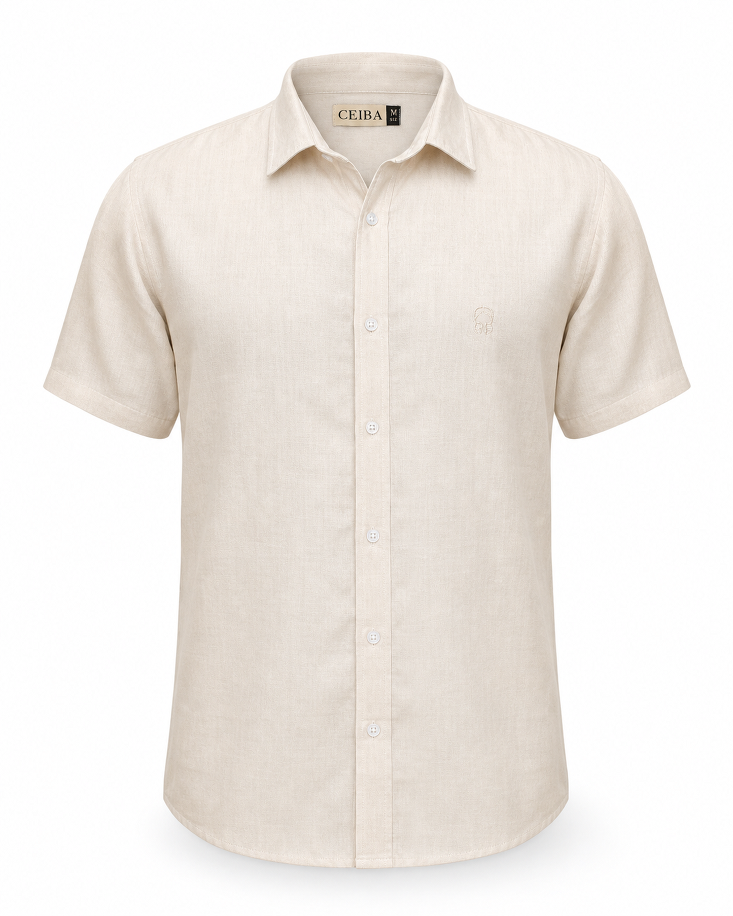 Camisa Manga Corta Lino Esencial — Ceiba