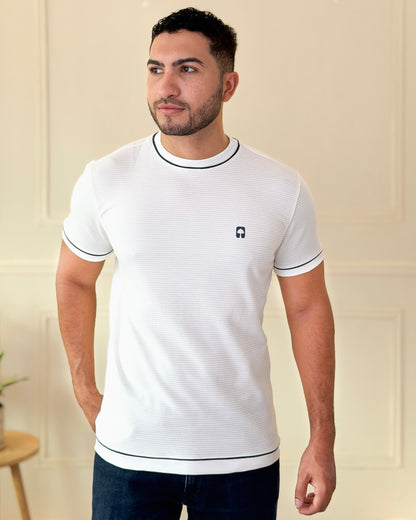Camiseta Ribbed Vivo Contraste — Ceiba