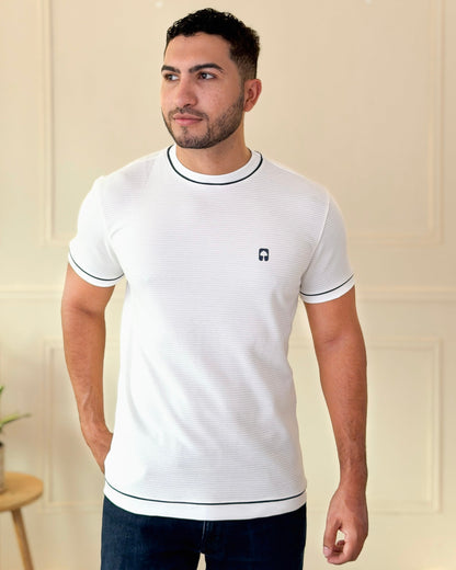 Camiseta Ribbed Vivo Contraste — Ceiba