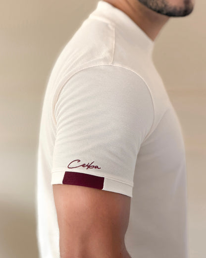 Camiseta algodón textura diseño Líneas y contraste - Ceiba