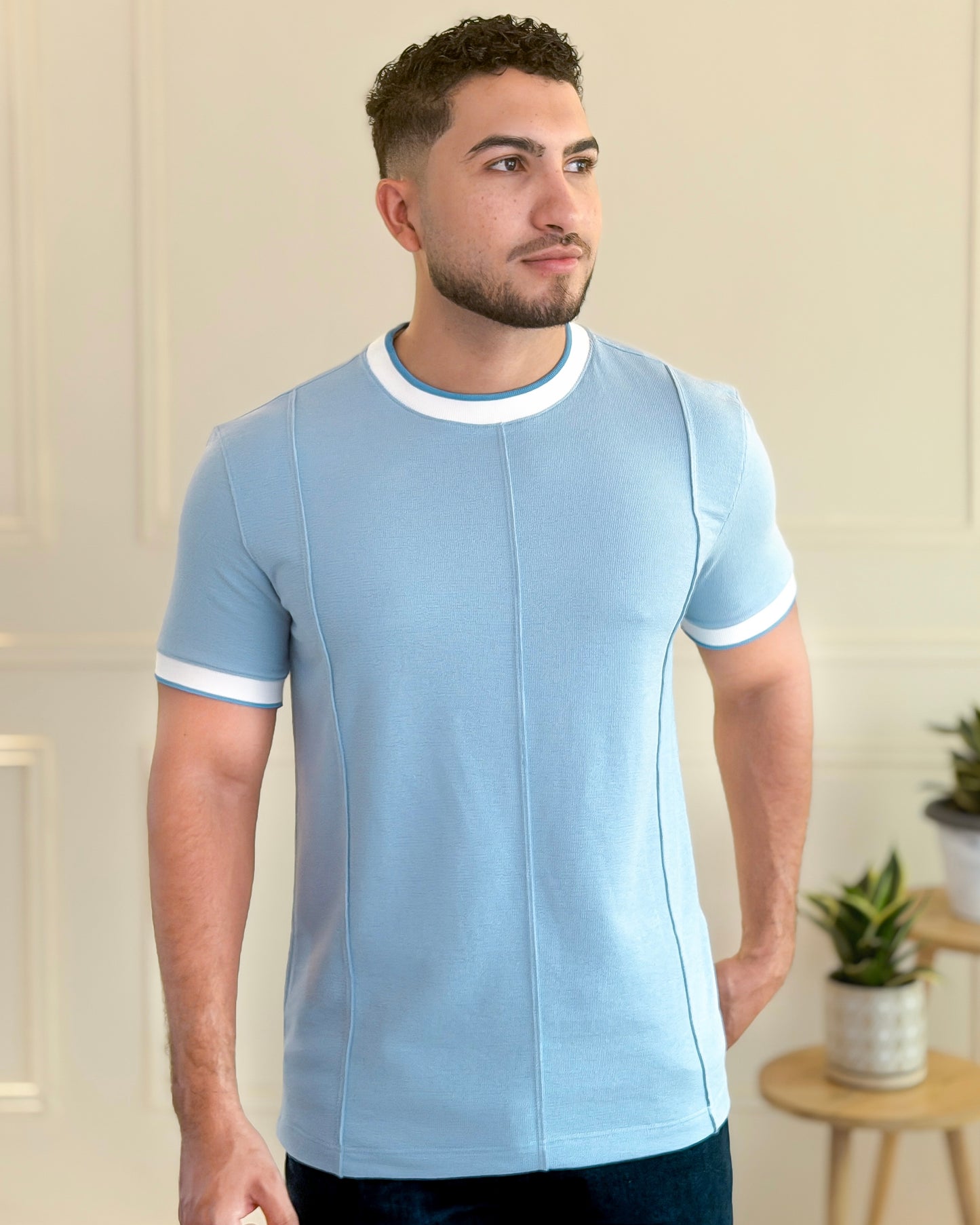 Camiseta textura Alforzas en relieve - Ceiba